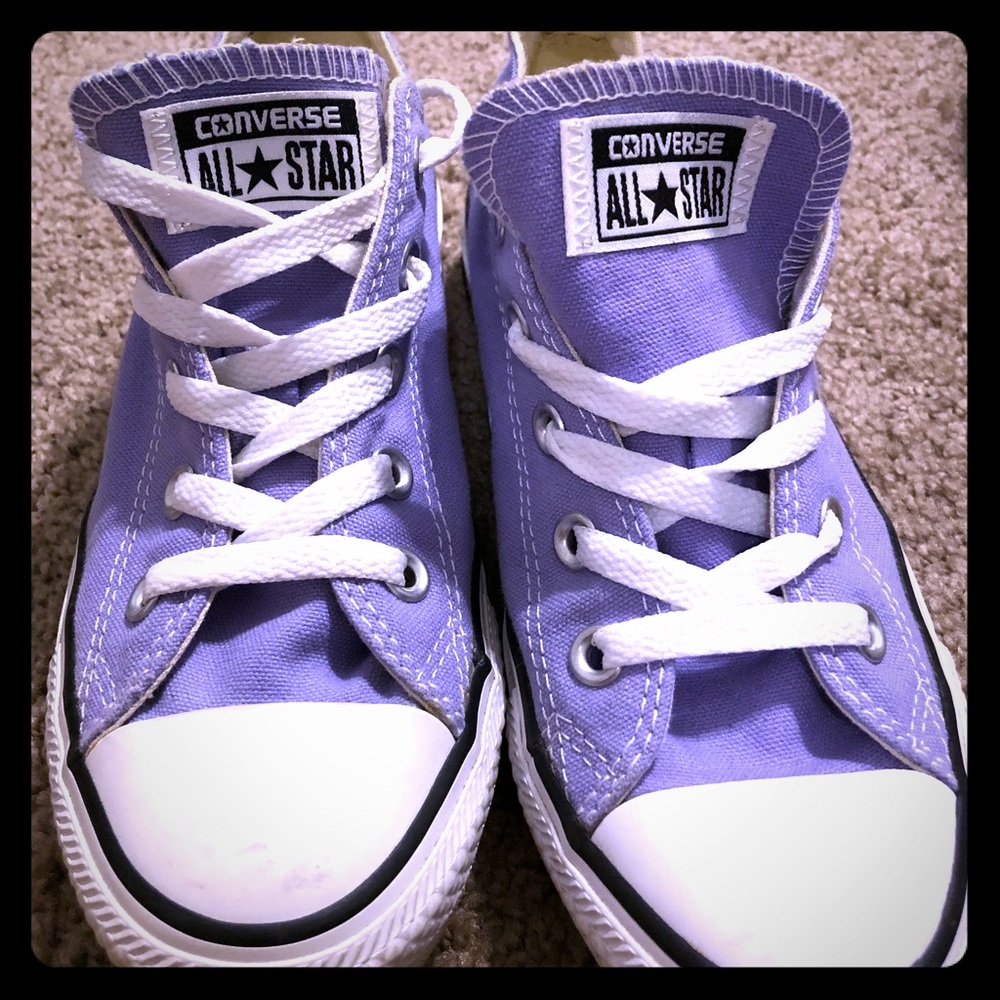 Purple converse size 6